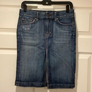Vintage Citizens of Humanity Sophia Stretch Denim Pencil Skirt 25
